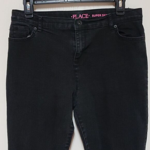Place Black Jeans sz 18 Junior - Picture 4 of 9